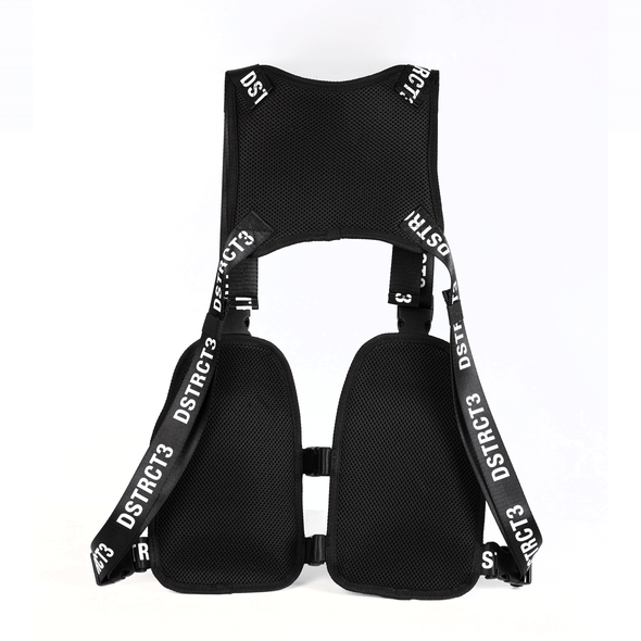 DSTRCT3 | Harness 02 Black Chest Bag